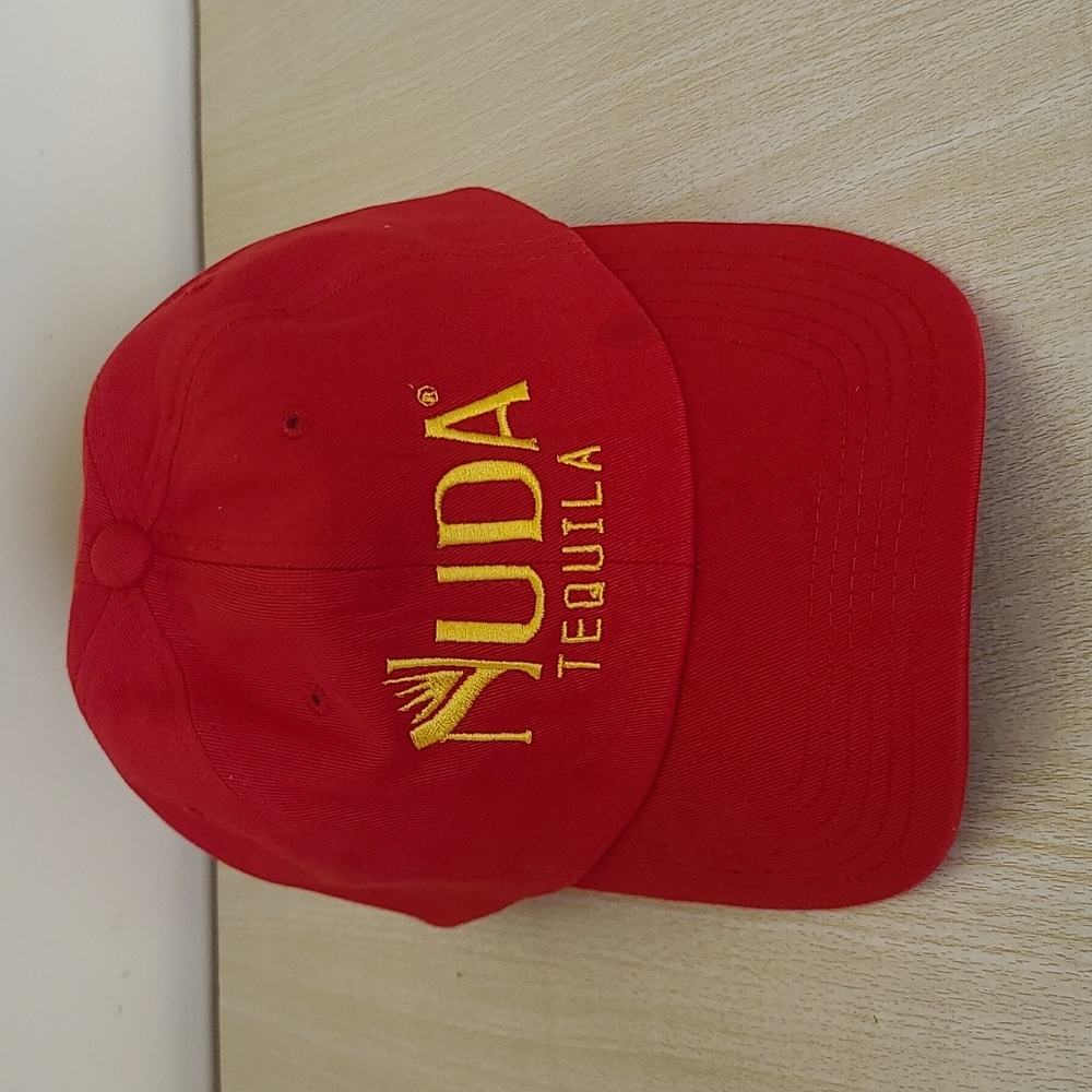 NWOT Nuda Tequila Red Lightweight Adjustable Cap